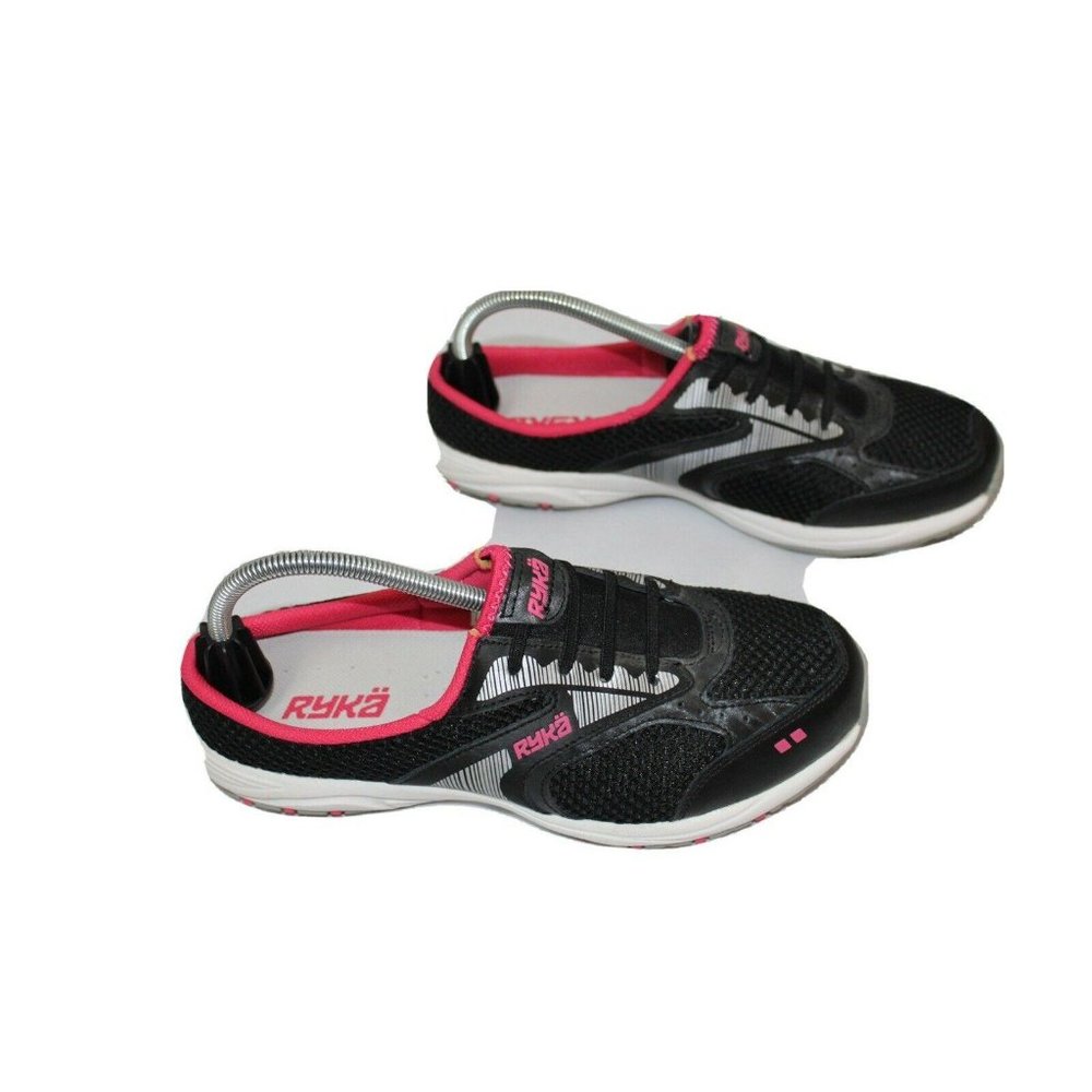 Ryka Black Slip On Mule Clog 9M Stretch